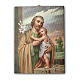 Saint Joseph canvas print 25x20 cm s1