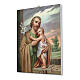 Saint Joseph print on canvas 25x20 cm s2