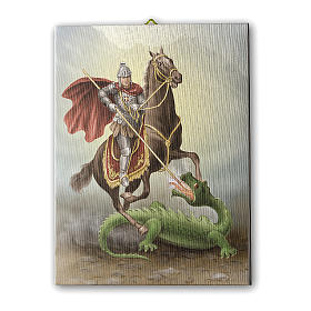 Saint George canvas print 40x30 cm