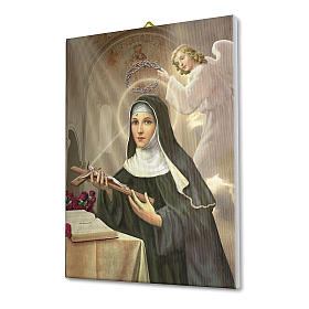 Saint Rita of Cascia canvas print 25x20 cm