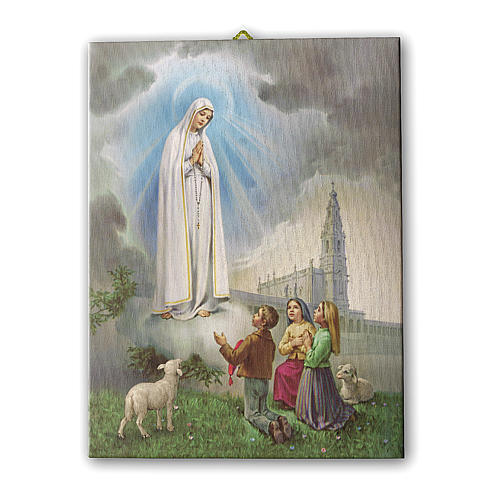 Apparition at Fatima canvas print 25x20 cm 1
