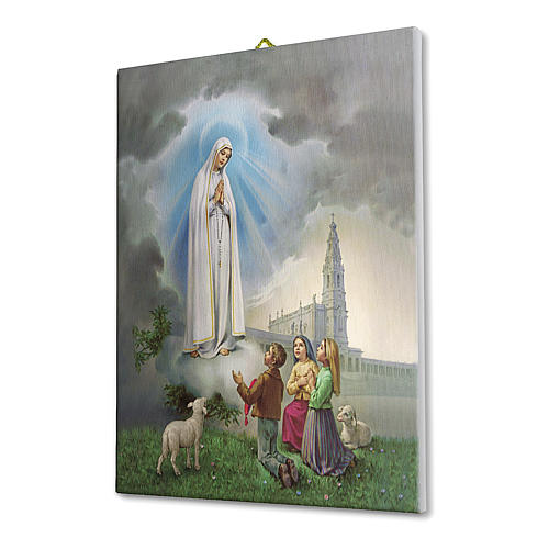 Apparition at Fatima canvas print 25x20 cm 2