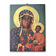 Cuadro sobre tela pictórica Virgen de Czestochowa 25x20 cm s1