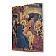 Adoration of the Magi by Gentile da Fabriano print on canvas 25x20 cm s2