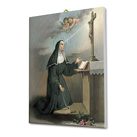 Saint Rita of Cascia canvas print 25x20 cm