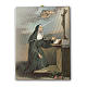 Saint Rita printed on canvas 25x20 cm s1
