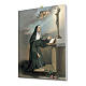 Saint Rita printed on canvas 25x20 cm s2