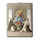 Quadro na tela Nossa Senhora do Santo Rosário de Pompéia 25x20 cm s1
