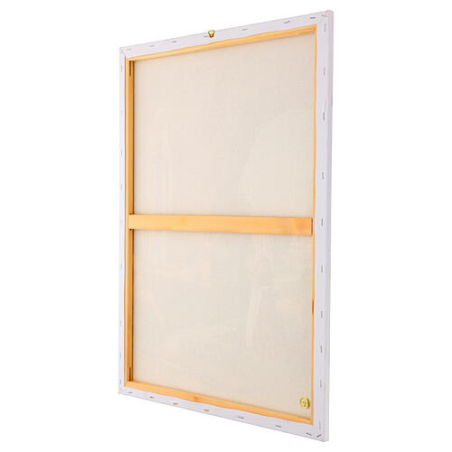 Quadro na tela Aparição Nsa Sra de Lourdes à Bernadette 70x50 cm 3