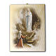 Apparition at Lourdes vintage canvas print 25x20 cm s1