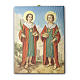 Cadre sur toile Saints Côme et Damien 25x20 cm s1