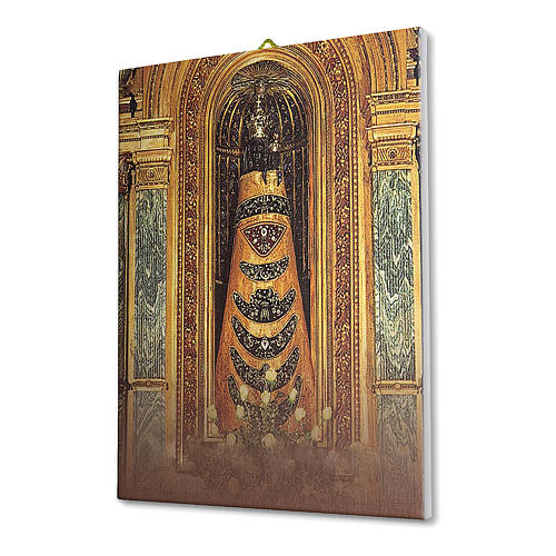 Cuadro sobre tela pictórica Virgen de Loreto 25x20 cm 2
