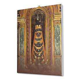Quadro su tela pittorica Madonna di Loreto 25x20 cm