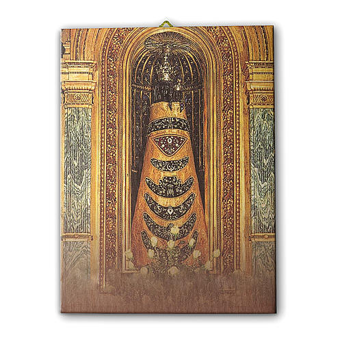 Quadro su tela pittorica Madonna di Loreto 25x20 cm 1