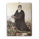 Saint Charbel printed on canvas 25x20 cm s1
