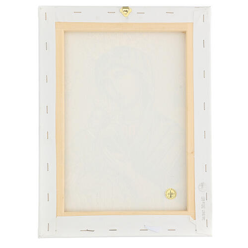 Cuadro sobre tela pictórica Virgen del Perpetuo Socorro 40x30 cm 4
