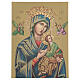 Cuadro sobre tela pictórica Virgen del Perpetuo Socorro 40x30 cm s1