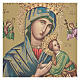 Quadro su tela pittorica Madonna del Perpetuo Soccorso 70x50 cm s2