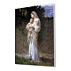 Cadre sur toile Divine Innocence de Bouguereau 25x20 cm s2