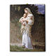 Quadro su tela pittorica Divina Innocenza di Bouguereau 25x20 cm s1
