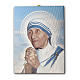 Quadro su tela pittorica Madre Teresa di Calcutta 40x30 cm s1