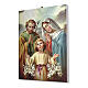 Bild auf Leinwand Heilige Familie, 25x20 cm s1