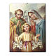 Bild auf Leinwand Heilige Familie, 25x20 cm s2