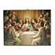 Last Supper printed on canvas 25x20 cm s1