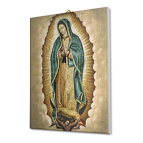 Quadro tela pictórica Nossa Senhora de Guadalupe 70x50 cm