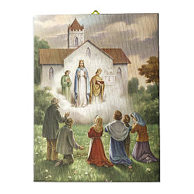 Quadro su tela pittorica Apparizione di Knok 40x30 cm