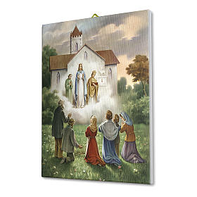 Quadro su tela pittorica Apparizione di Knok 40x30 cm