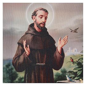 Saint Francis of Assisi canvas print 40x30 cm