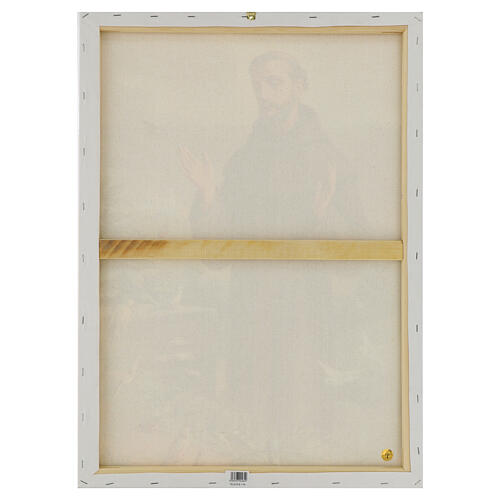 Canvas painting of Saint Francis of Assisi, 28x20 in 4