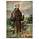 Painting on canvas Saint Francis of Assisi 70x50 cm s1
