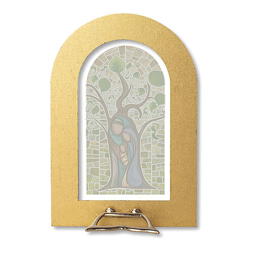 Tree of Life picture with glass window frame 14x8.5 cm 2