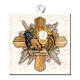 Carreau céramique imprimé image Symboles Eucharistiques 10x10 cm s1