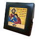 Carreau céramique imprimé icône Christ institue l'Eucharistie 10x10 cm s2