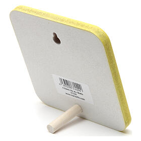 Quadros, Estampas, Manuscritos Iluminados: Quadro em madeira Feliz Natal amarelo