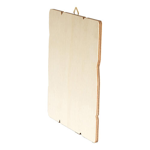 Quadro in Legno Sagomato gancio retro Natività classica 3