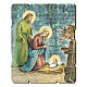 Quadro in Legno Sagomato gancio retro Natività classica s1