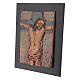 STOCK Jesus crucificado quadro em maiólica 35x25 cm s3