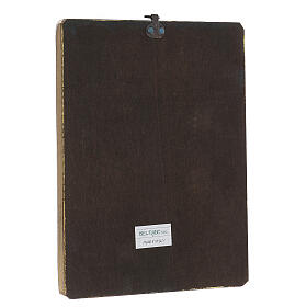 Cadre impression statue Saint Nicolas de Myre 20x25 cm s3