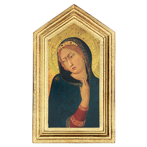 Ikonendruck Verkündung nach Simone Martini, 20x25 cm 1