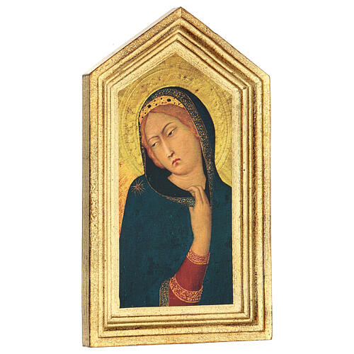 Icona stampa Annunciazione Simone Martini 20x25 cm 3