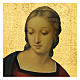 Quadro stampa Madonna del Cardellino 30x25 cm s2