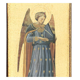 Bild mit Druck Engel nach Beato Angelico, 30x15 cm