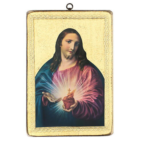 Obraz drukowany Serce Jezusa, 25x20cm 1