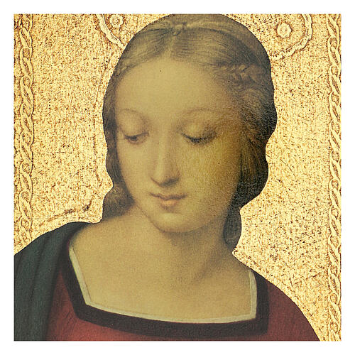 Cadre impression Vierge au Chardonneret 25x20 cm 4