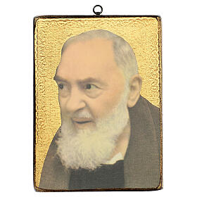 Cadre impression Saint Pio 25x20 cm s1