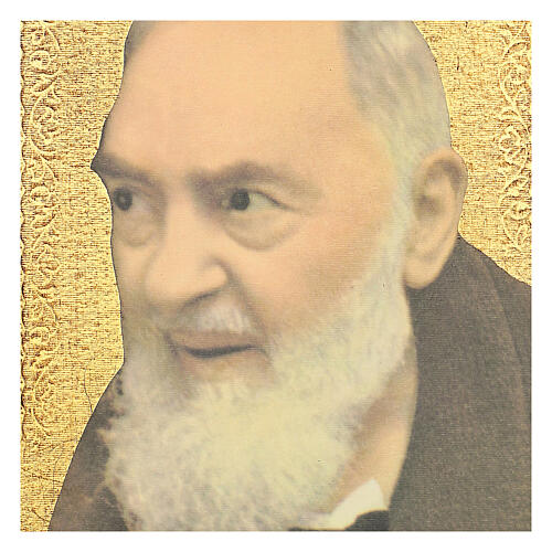 Cadre impression Saint Pio 25x20 cm 2